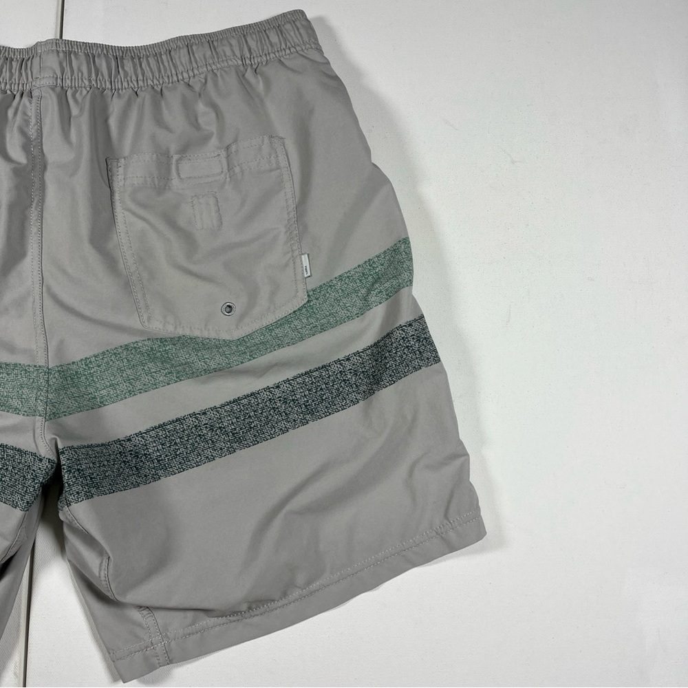 Vuori Kore Shorts Lined Drawstring Running Gym Stretch Gray Striped 8” Men’s XL - Picture 10 of 13